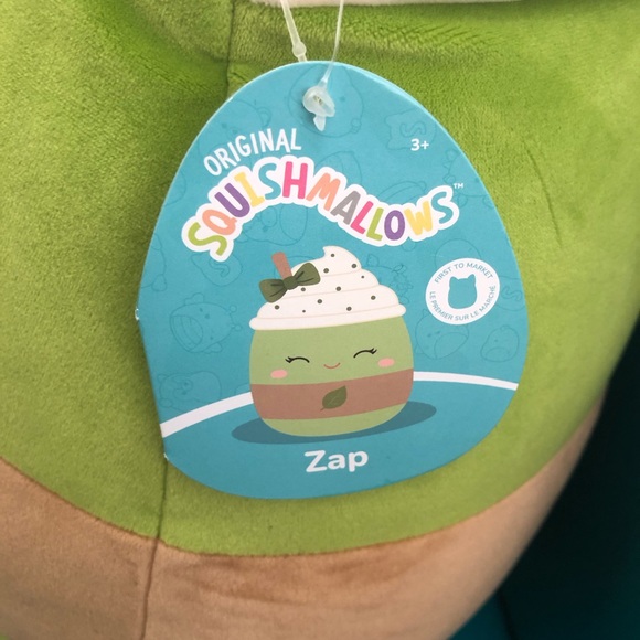 Matcha Squishmallow 16 Inch - Zap - Picture 5 of 8